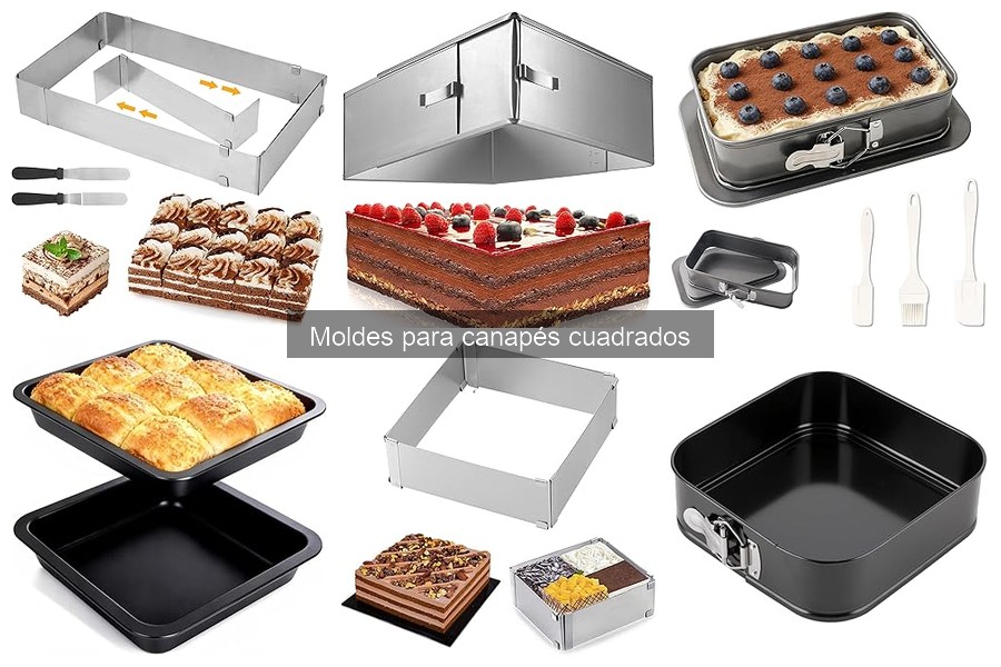 Errores comunes al usar moldes para canapés cuadrados