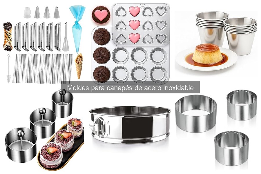 Errores comunes al usar moldes para canapés de acero inoxidable