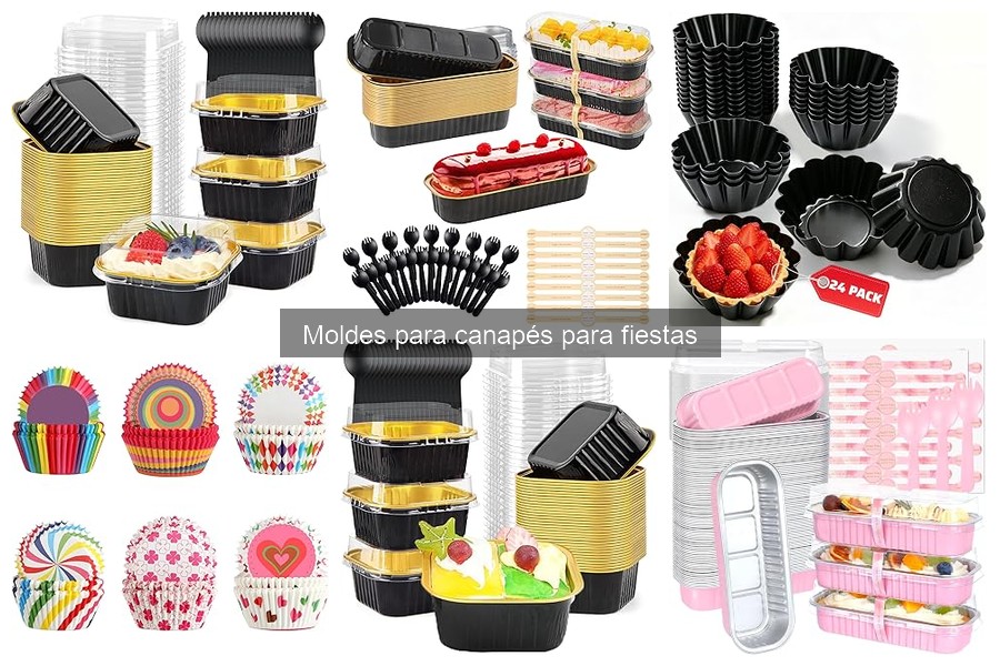 Errores comunes al usar moldes para canapés en fiestas
