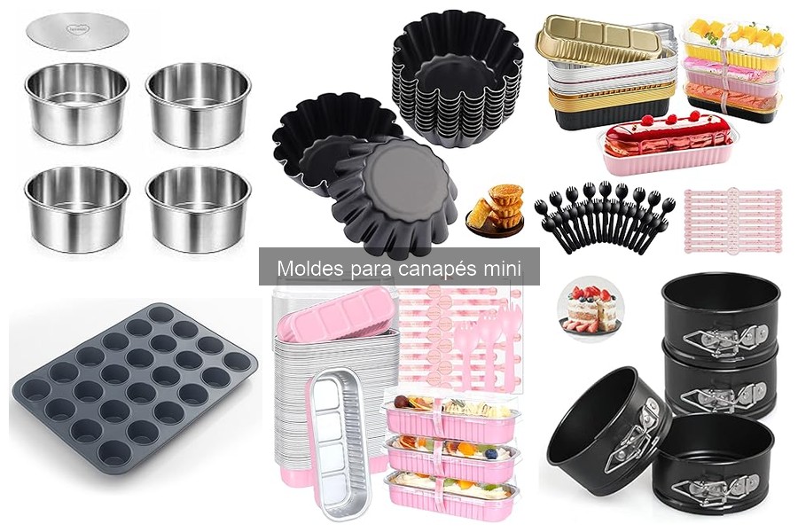 Errores comunes al usar moldes para canapés mini