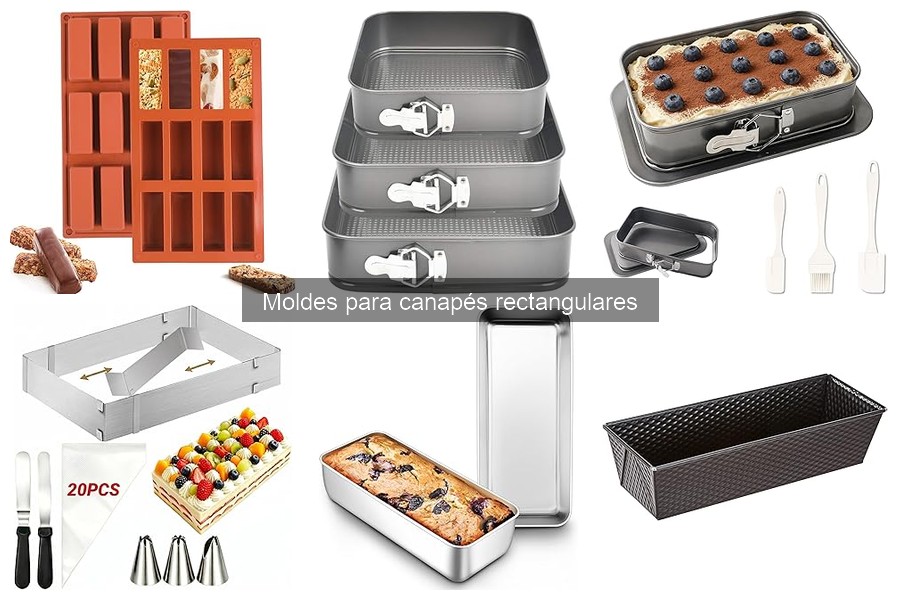Errores comunes al usar moldes para canapés rectangulares