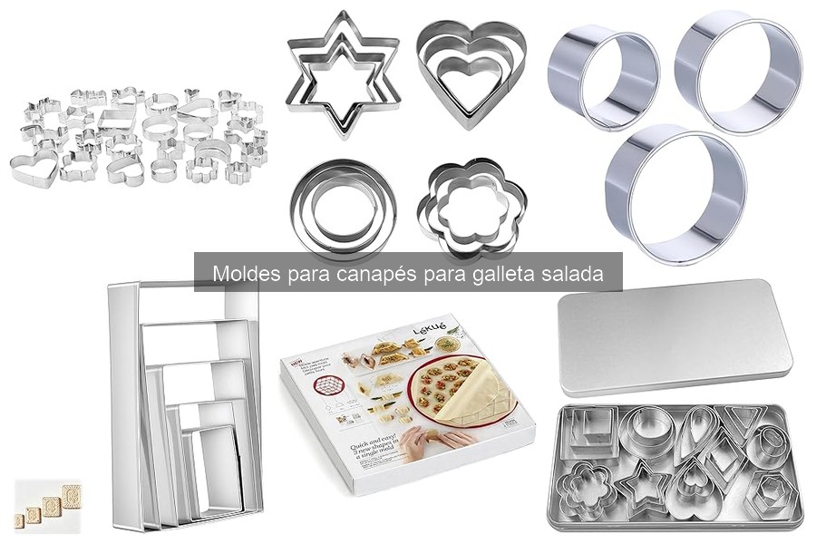 Errores comunes al usar moldes para canapés salados