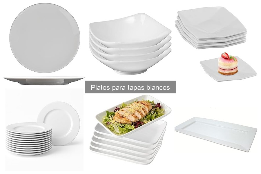 Errores comunes al usar platos para tapas blancos