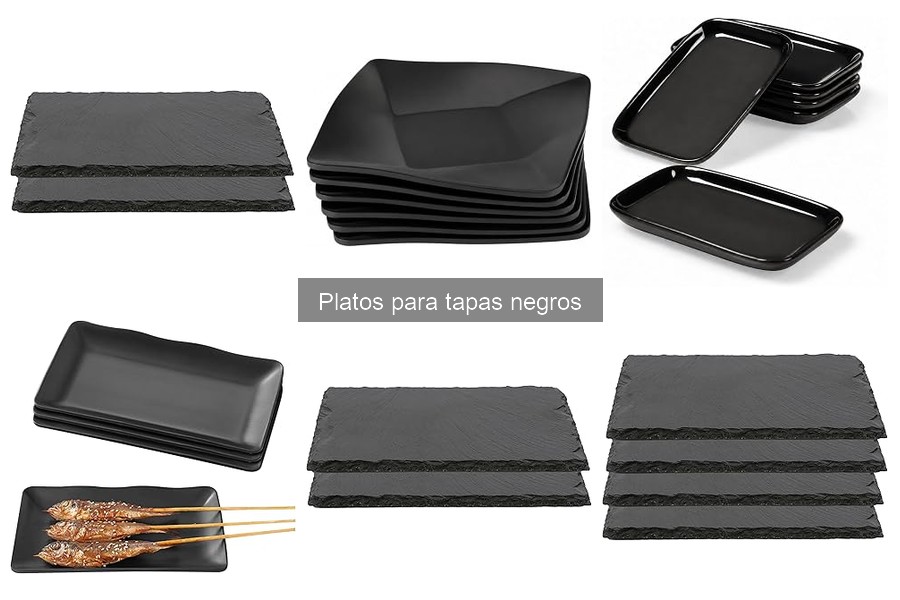 Errores comunes al usar platos para tapas negros
