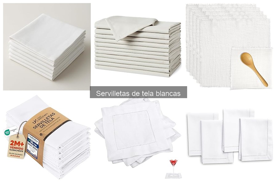 Errores comunes al usar servilletas de tela blancas