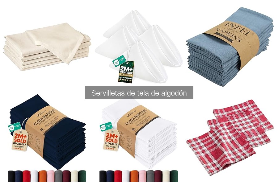 Errores comunes al usar servilletas de tela de algodón