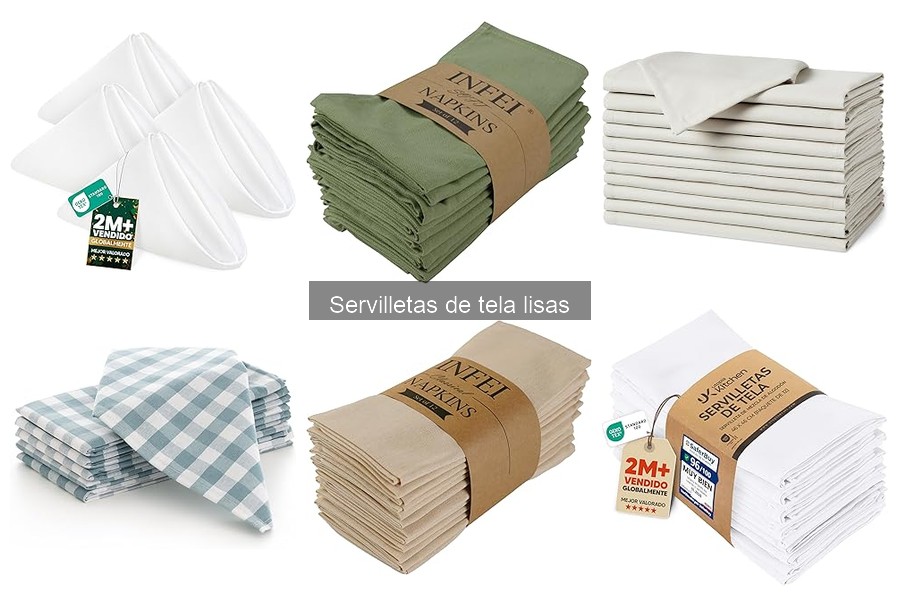 Errores comunes al usar servilletas de tela lisas
