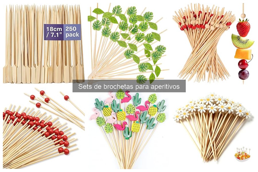Errores comunes al usar sets de brochetas para aperitivos