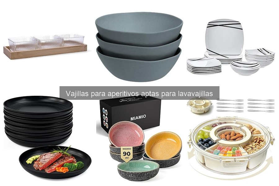 Errores comunes con vajillas para aperitivos en el lavavajillas