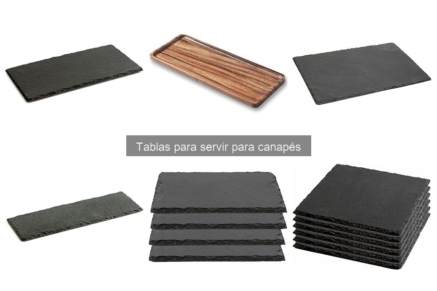 Estilos de Tablas para Servir Canapés: Tendencias 2023