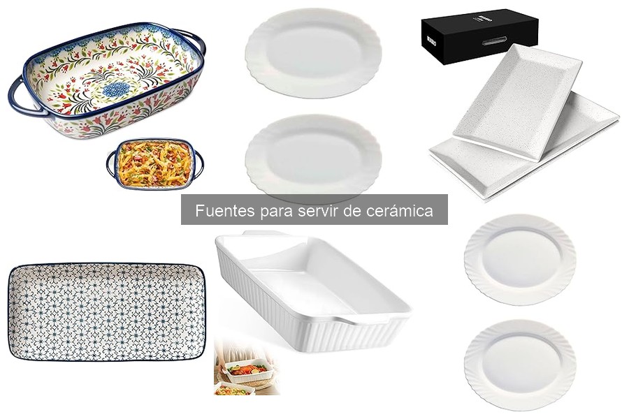 Fuentes de cerámica: Diseños específicos para tu mesa