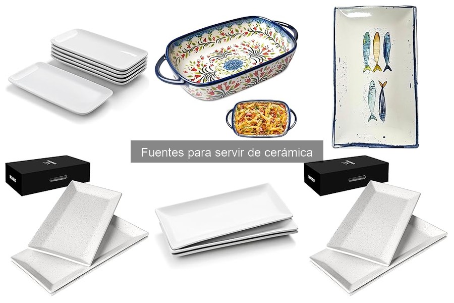 Fuentes de cerámica recomendadas: marcas y garantías