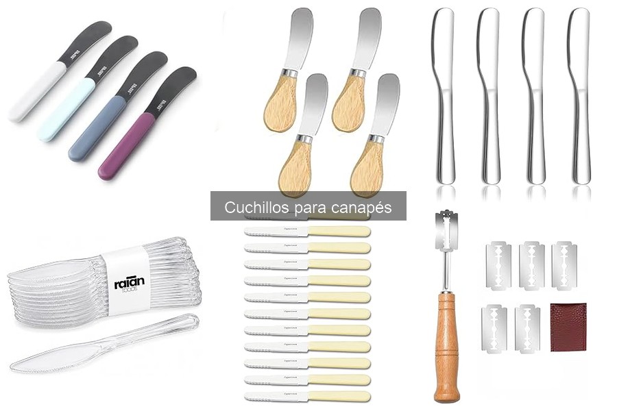 Guía de compra de cuchillos para canapés eficaz y útil