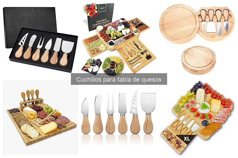 Guía de compra de cuchillos para tabla de quesos