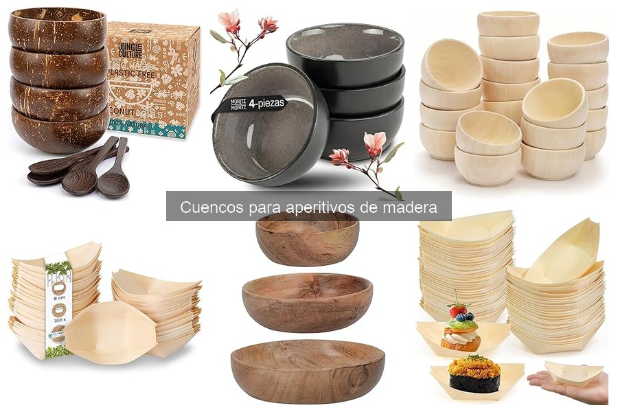 Guía de compra de cuencos para aperitivos de madera