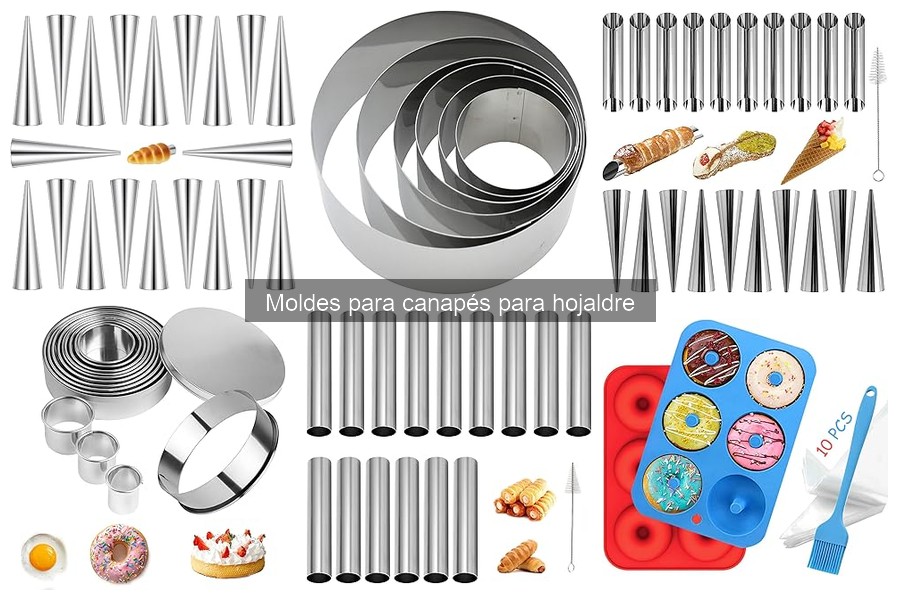 Guía de compra de moldes para canapés de hojaldre