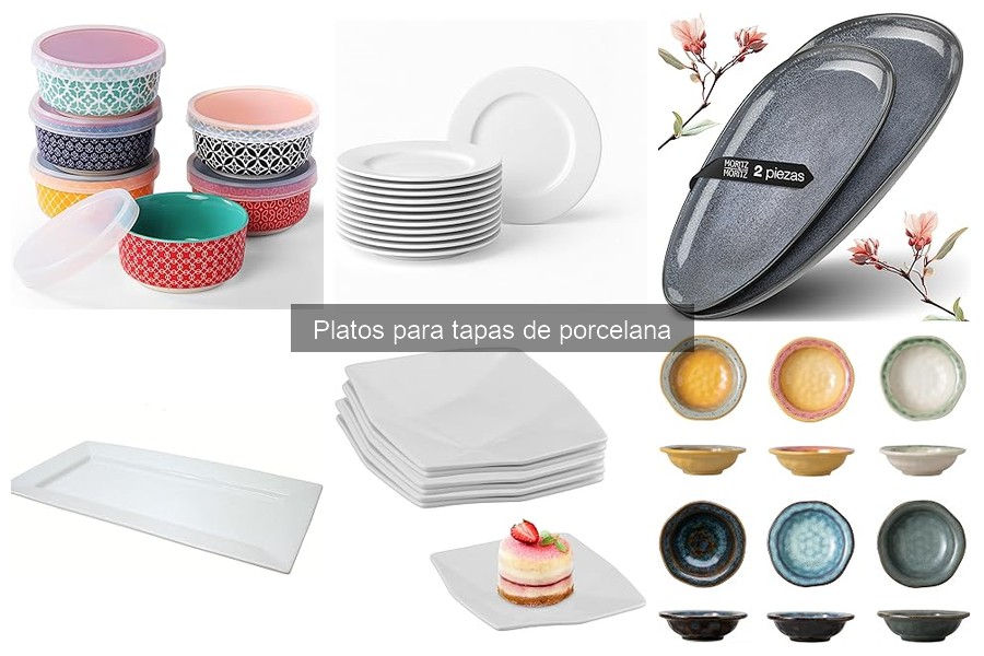 Guía de compra de platos para tapas de porcelana