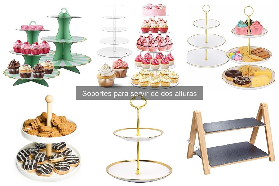 Guía de compra de soportes para servir de dos alturas