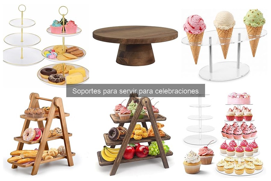 Guía de compra de soportes para servir en celebraciones