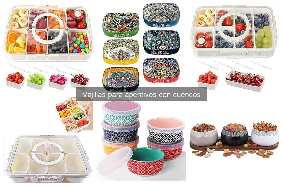 Guía de compra de vajillas para aperitivos con cuencos