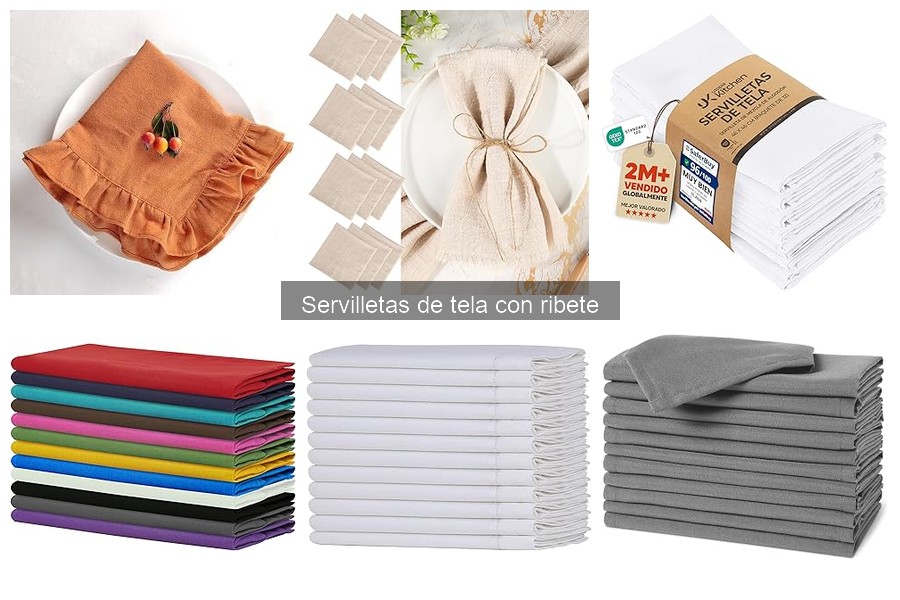 ** Guía de compra: servilletas de tela con ribete