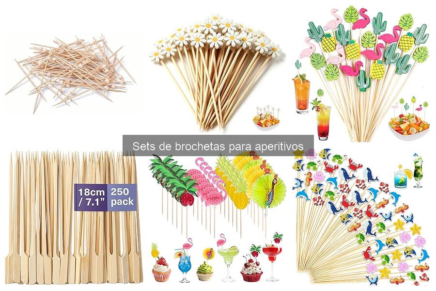 Guía de compra: Sets de brochetas para aperitivos