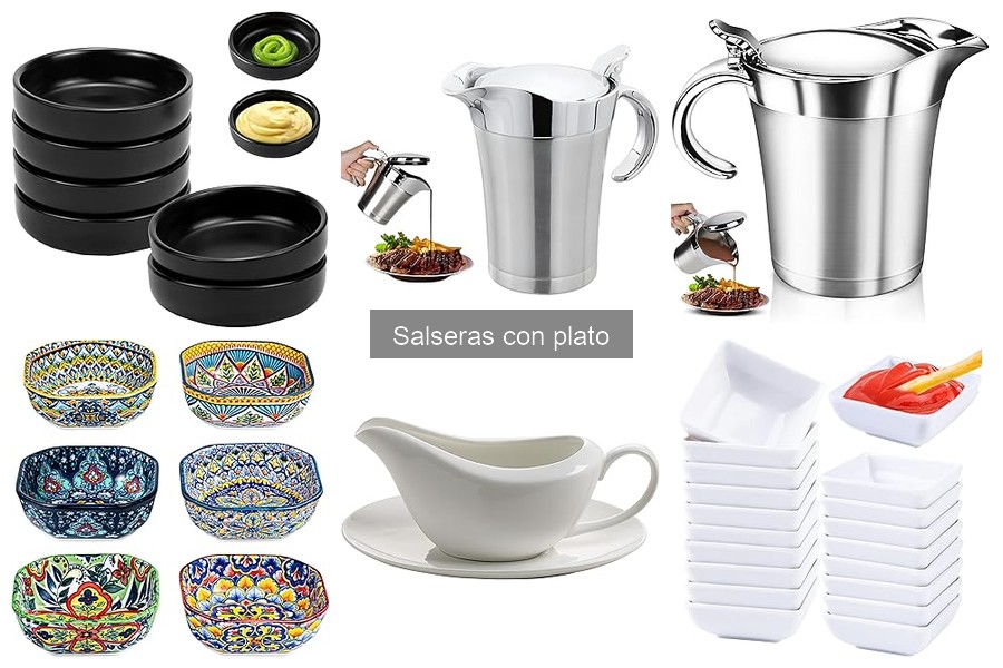 Guía de uso y mantenimiento de salseras con plato