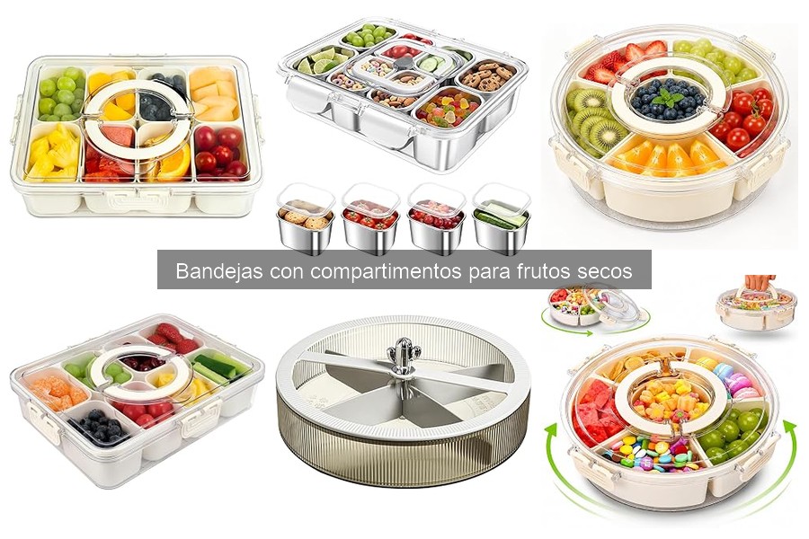Guía para Elegir Bandejas con Compartimentos para Frutos Secos