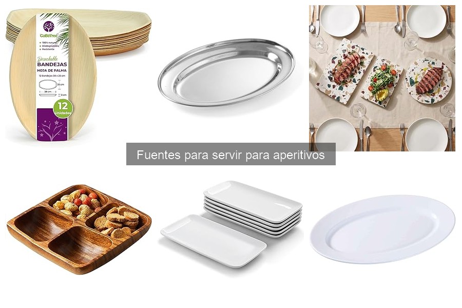 Guía para Elegir la Fuente Ideal para Aperitivos