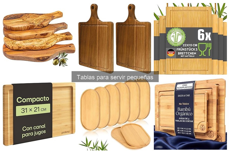 Guía para elegir la tabla adecuada para servir aperitivos