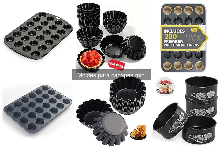 Guía para elegir los mejores moldes para canapés mini
