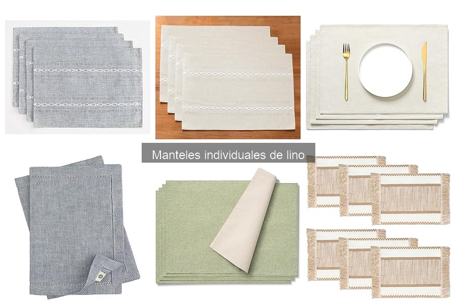 Guía para elegir manteles individuales de lino perfectos