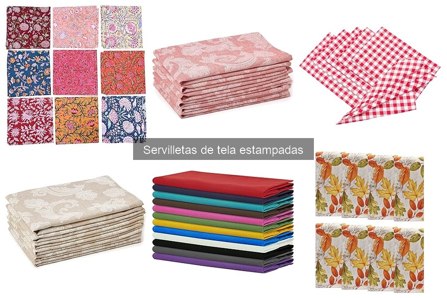 Ideas creativas para decorar con servilletas de tela estampadas