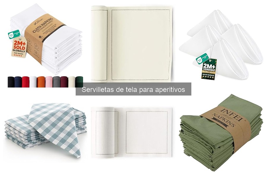 Ideas creativas para doblar servilletas de tela en aperitivos