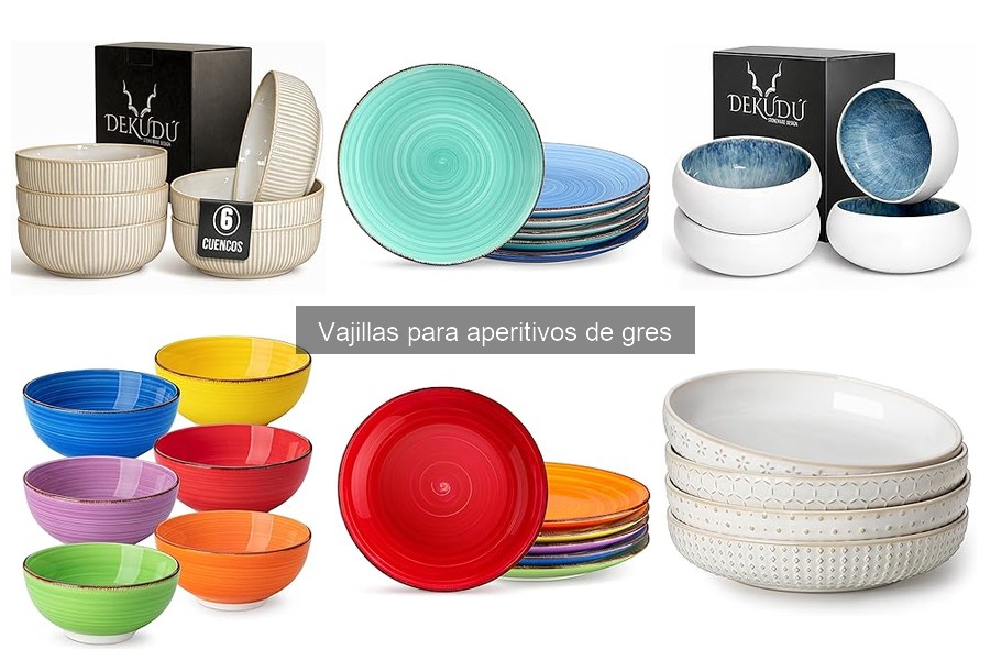 Ideas creativas para presentar aperitivos en gres