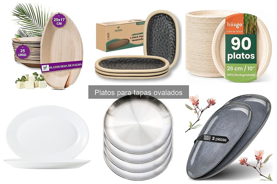 Ideas creativas para presentar aperitivos en platos ovalados