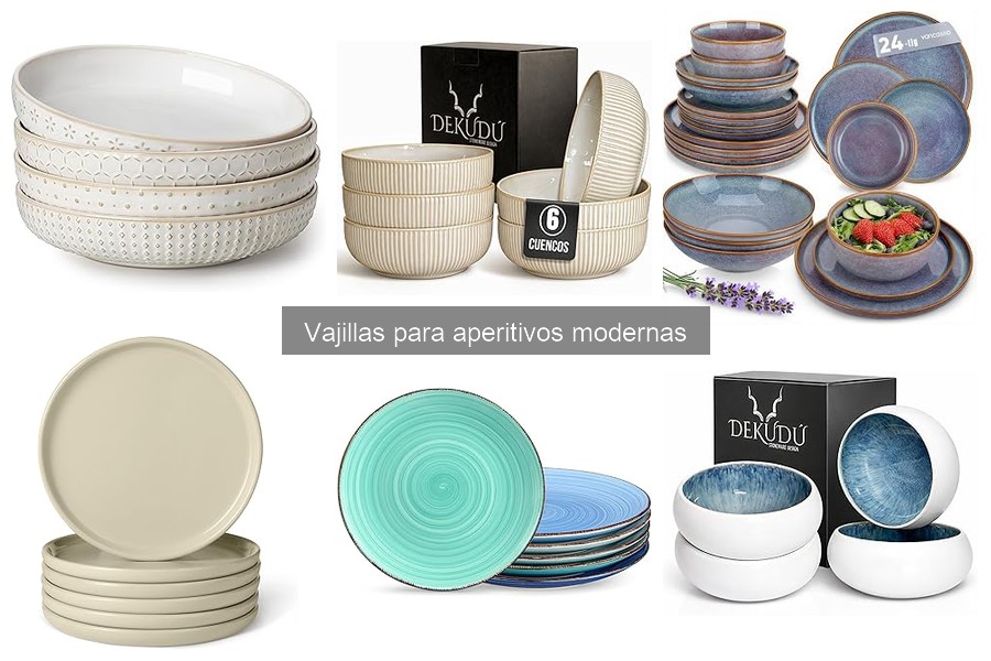 Ideas Creativas para Presentar Aperitivos en Vajillas Modernas