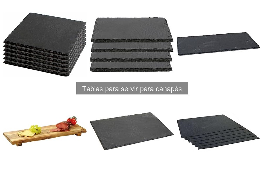 Ideas creativas para presentar canapés en tablas