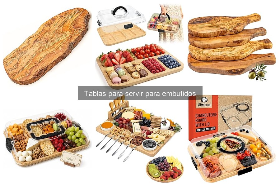 Ideas creativas para presentar embutidos en tablas