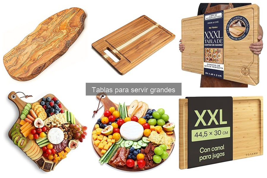 Ideas Creativas para Servir Aperitivos en Tablas Grandes
