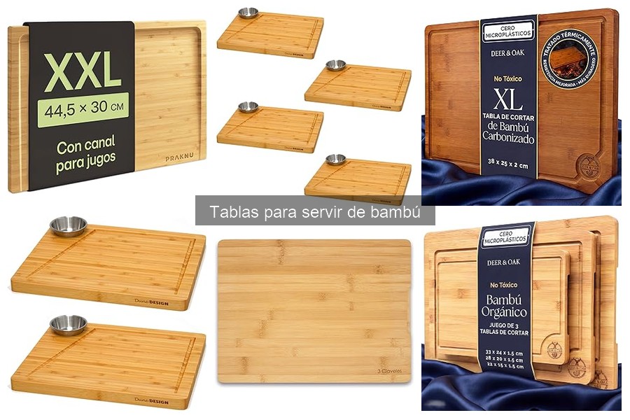 Ideas Creativas para Usar Tablas de Servir de Bambú