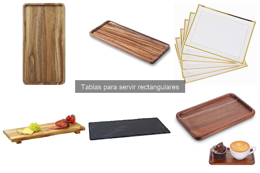 Inspiraciones creativas para presentar aperitivos en tablas rectangulares