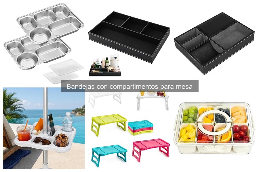 Las mejores bandejas con compartimentos para fiestas infantiles