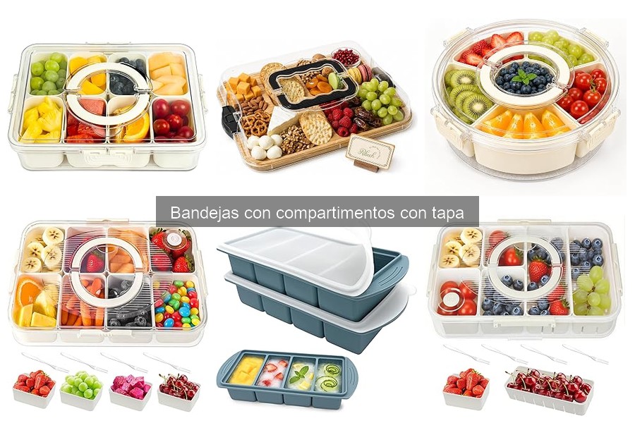 Las mejores bandejas con compartimentos para uso diario
