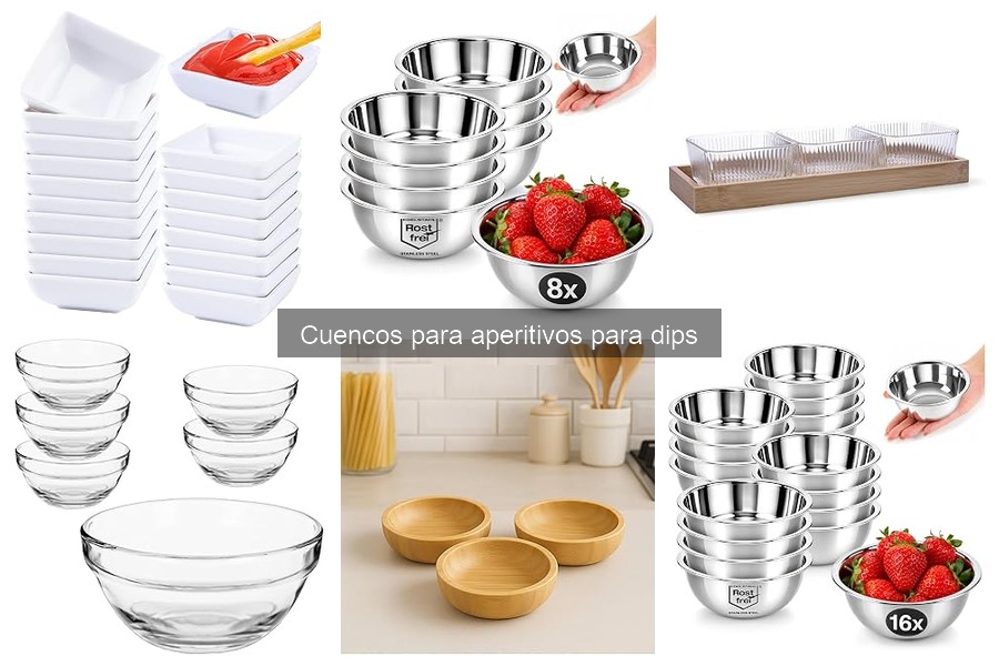 Los mejores cuencos para dips en Amazon: selección y precios