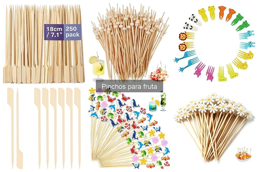 Los mejores pinchos de fruta para fiestas infantiles