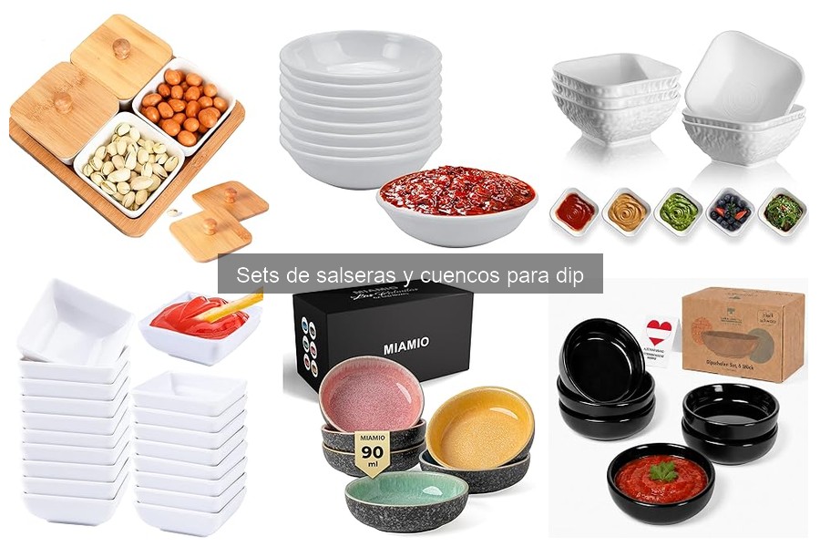Los sets de salseras y cuencos más populares en Amazon