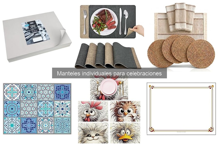 Manteles Individuales para Celebraciones: Funciones y Ventajas