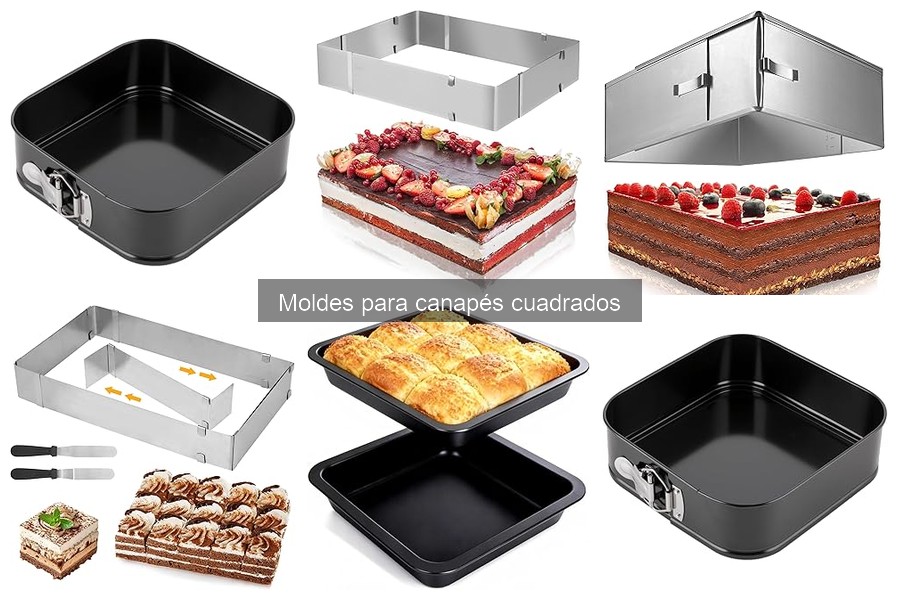 Mantenimiento y Cuidado de Moldes para Canapés Cuadrados