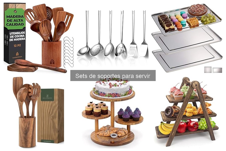 Mantenimiento y limpieza de sets de soportes para servir